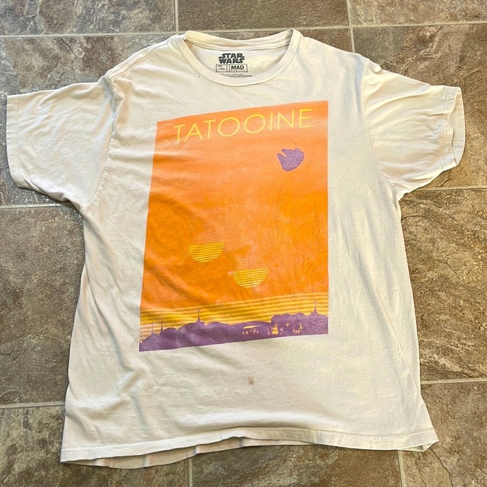 Mad Engine Star Wars white T Shirt